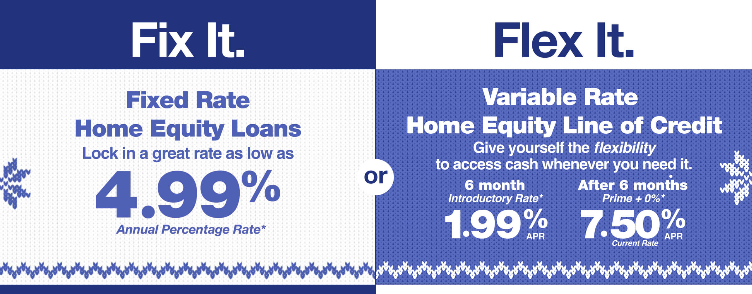 Home Equity Line of Credit and Home Equity Loan Promo